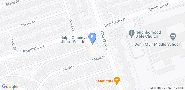 Map to Ralph Gracie Jiu Jitsu - San Jose
